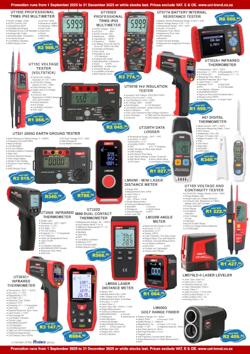 uni t multimeter special september 2025